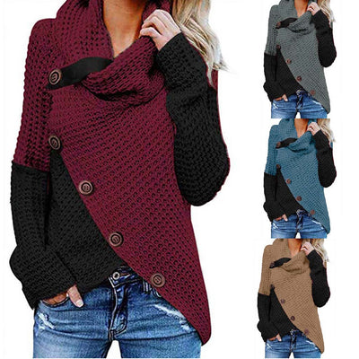 Sudadera con Bloques de Color en Mangas