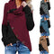 Sudadera con Bloques de Color en Mangas