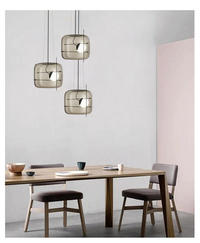 Lámpara de Techo Minimalista Moderna en Vidrio para Dormitorio - Image 14