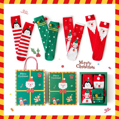 Set de Calcetines Navideños Padre e Hijo con Forro Aterciopelado - Image 16