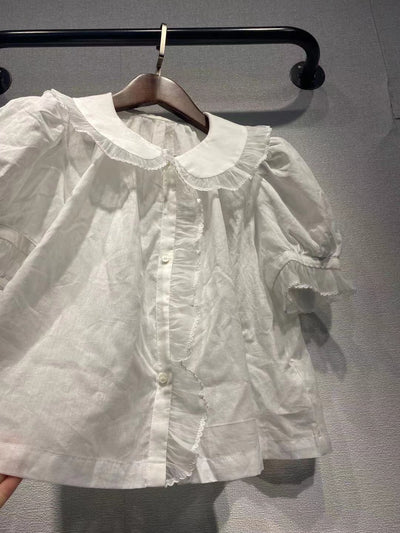 Blusa Vintage Francesa de Ramio Puro con Transparencia Sutil - Image 3