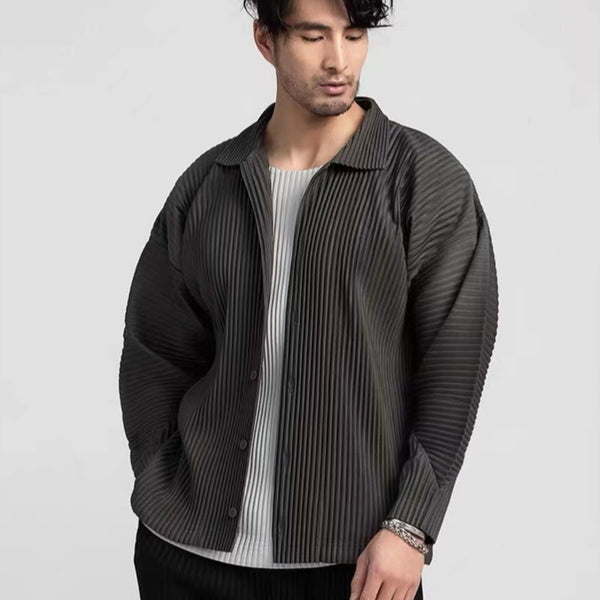 Blusa Plisada con Protección Solar y Diseño de Silueta 3D