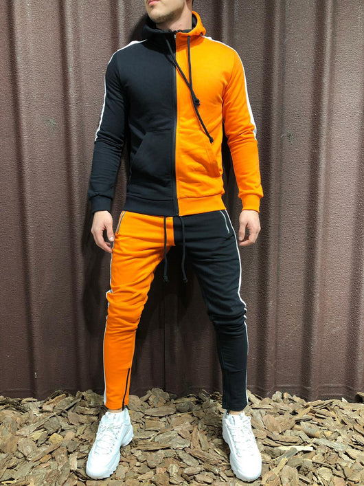Conjunto Deportivo de Dos Piezas con Capucha y Contraste - Image 19