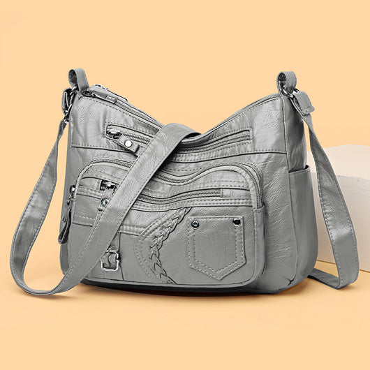 Bolso Bandolera de Gran Capacidad con Diseño Asimétrico Premium - Image 3