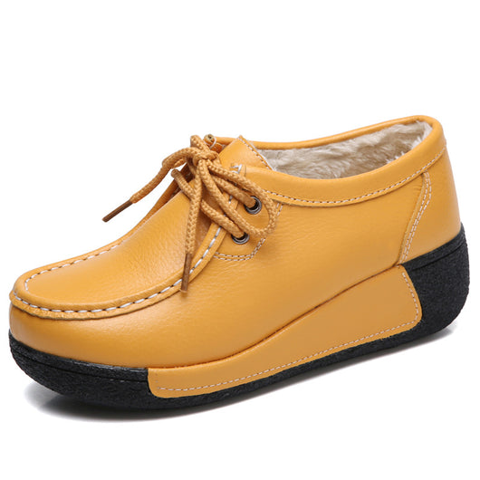 Zapatos de plataforma con tacón cuña para mujer - Image 13