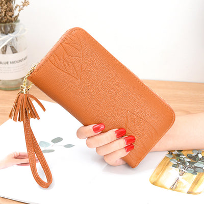 Billetera Larga de Cuero para Mujer Multifuncional - Image 5