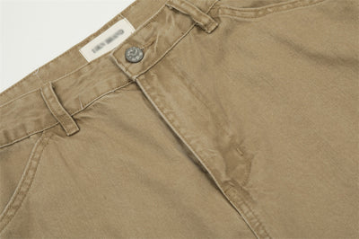 Pantalones Cargo Hombre Bolsillos Amplios Corte Recto con Cierre - Image 17