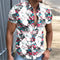 Camisa Floral Casual para Hombre - Manga Corta