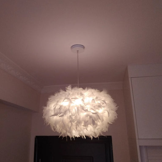 Lámpara de Techo Moderna Plumas para Sala y Dormitorio - Image 15