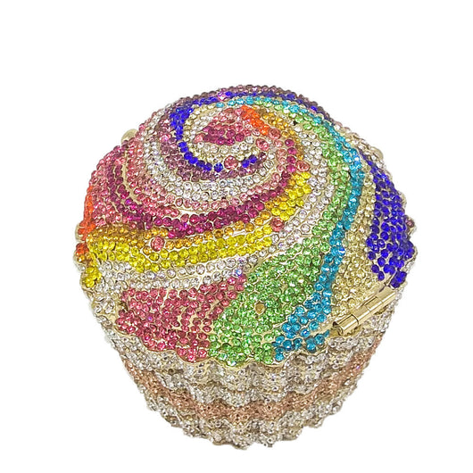 Bolso de Cena Metálico con Diamantes - Image 10