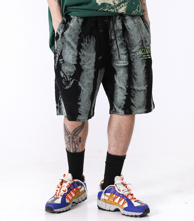 Pantalones cortos casuales para hombre con bordados