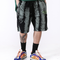 Shorts casuais masculinos com bordados