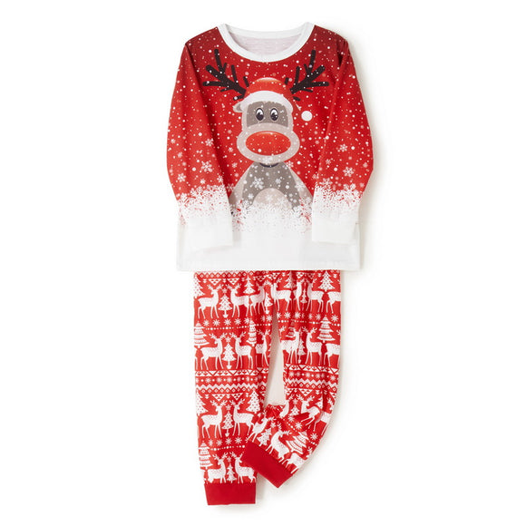 Conjunto Navideño Manga Larga para Padres e Hijos
