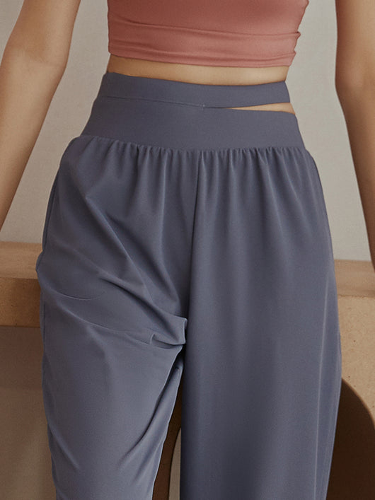 Pantalones Casuales Holgados Cintura Alta Transpirables y Secado Rápido - Image 10