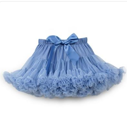 Falda Tutú Esponjosa para Niñas - Vestido de Princesa y Dama de Honor