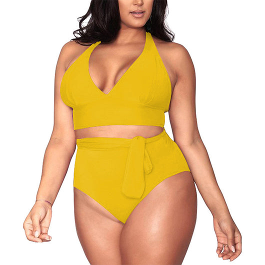 Bikini Deportivo de Talle Alto con Tirantes Cruzados y Escote Profundo - Image 11