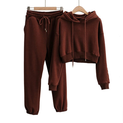 Conjunto Deportivo Otoñal: Sudadera con Capucha y Pantalón de Cintura Elástica - Image 5