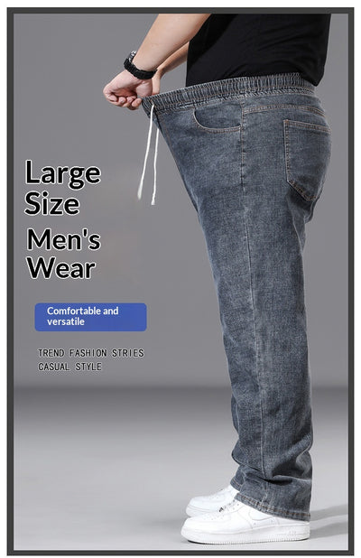 Pantalones Holgados de Cintura Elástica para Hombre Talla Grande - Image 26