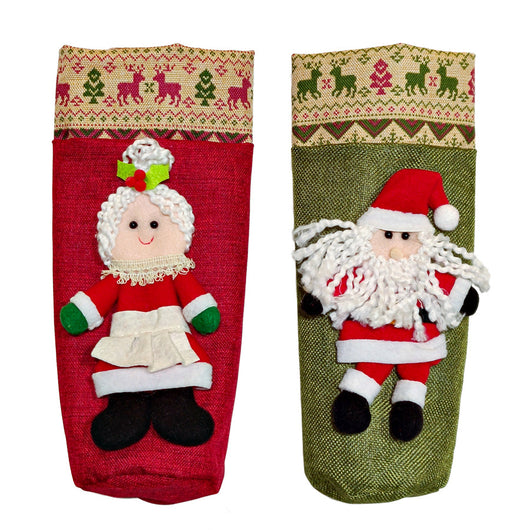Caja de Vino Navideño con Disfraz Decorativo para Fiestas - Image 16