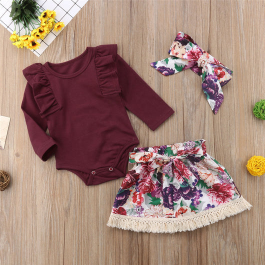 Conjunto Ramia con Volantes - Outfit Completo para Bebés y Niñas Pequeñas - Image 3