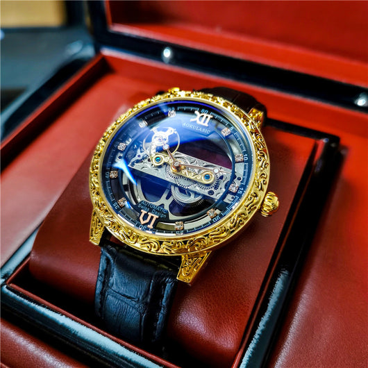 Reloj Mecánico Automático para Hombre con Cristal Doble y Resistencia al Agua - Image 3