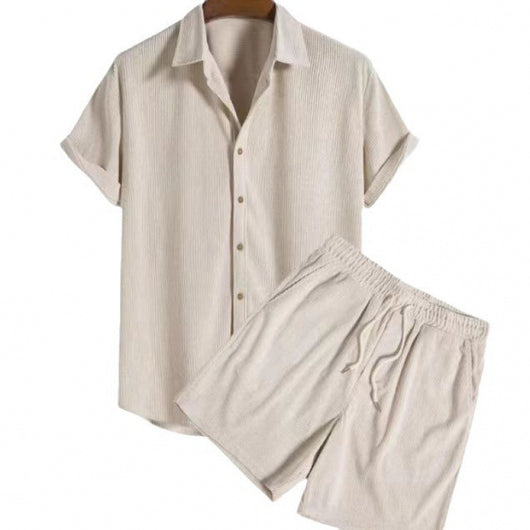Conjunto de Playa Holgado: Playera y Shorts Cómodos - Image 4