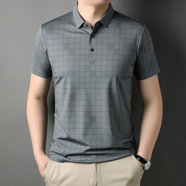 Camiseta de Algodón Mercerizado con Tecnología Ice Silk para Papá