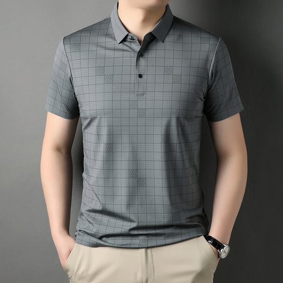 Camiseta de Algodón Mercerizado con Tecnología Ice Silk para Papá