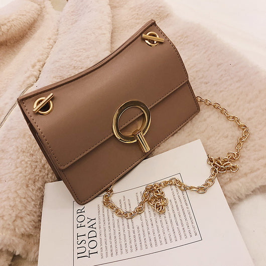 Bolso Cuadrado Pequeño con Cadena de Moda - Image 14