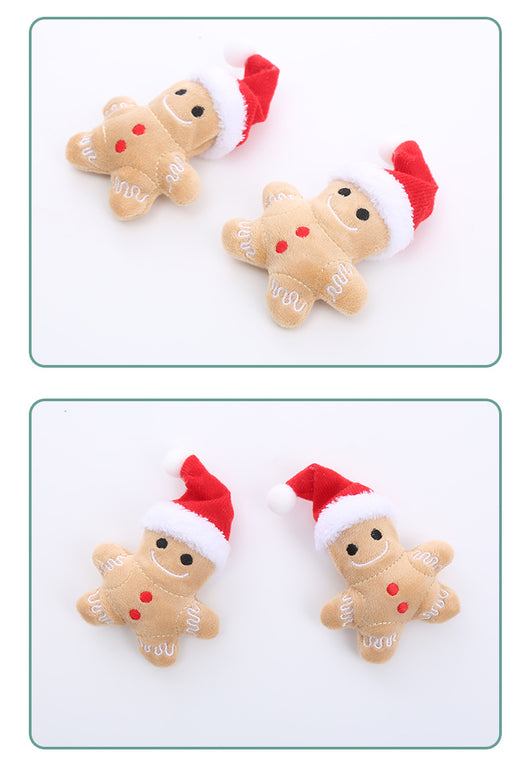 Sombrero Navideño para Gatos - Diseño Muñeco de Jengibre - Image 10