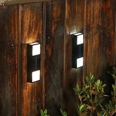 Lámpara Solar de Pared Exterior con Sensor Bidireccional y Atmósfera Decorativa - Image 10
