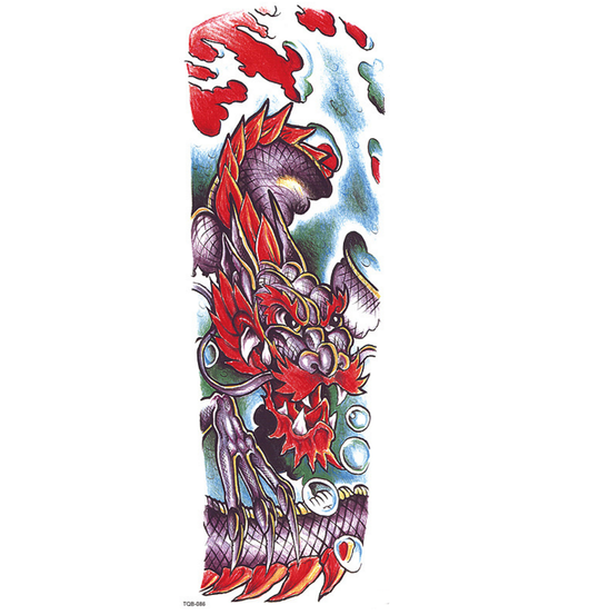 Tatuaje Temporal Impermeable de Brazo Completo - Image 8