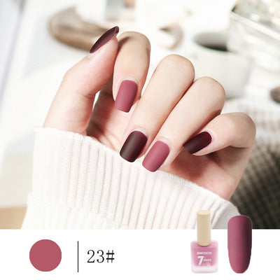 Esmalte de Uñas Mate Nude sin Horno de Secado Rápido - Image 25