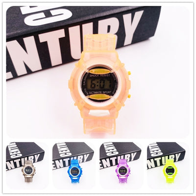 Reloj Electrónico Infantil de Gelatina con Diseño Cartoon Multicolor - Image 3