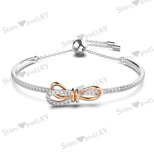 Pulsera de Plata Esterlina S925 Diseño de Moño - Joyería de Moda Viral - Image 3