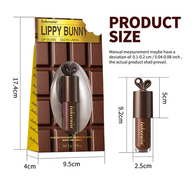 Brillo Labial Brasileño Color Chocolate - Hidratación Duradera y Brillo Intenso - Image 7