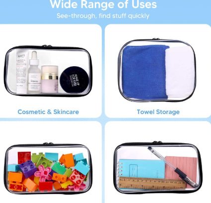 Estuche Transparente Ultracompacto con Cierre para Lápices y Accesorios - Image 10