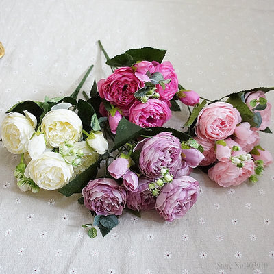 Flores Artificiales Decorativas Premium