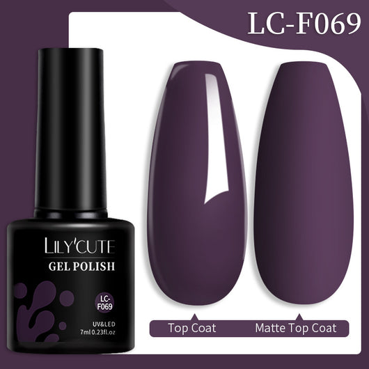 Set de Pegamento para Uñas con Brillo de Color Sólido - Image 5