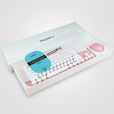 Set Teclado y Ratón Inalámbrico Retro para Niñas - Image 9