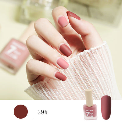 Esmalte de Uñas Mate Nude sin Horno de Secado Rápido - Image 31
