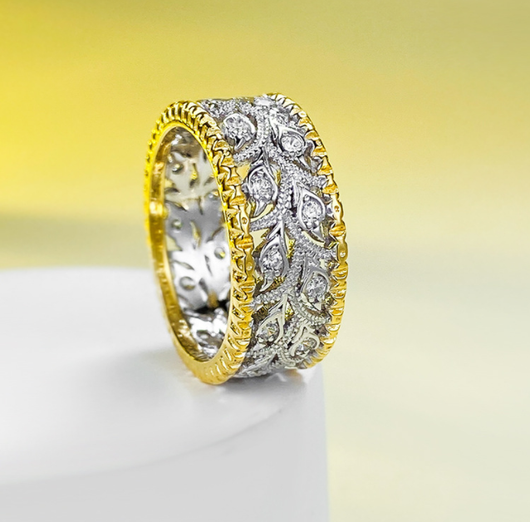 Anillo de Plata 925 Retro con Calado Elegante para Mujer - Image 12