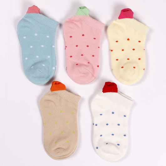 Calcetines de Algodón para Niños con Diseño 3D Amor Peinado - Image 2