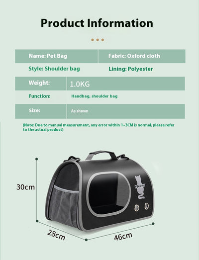 Bolsa Transportadora para Gatos Grande con Soporte y Amplia Capacidad - Image 28