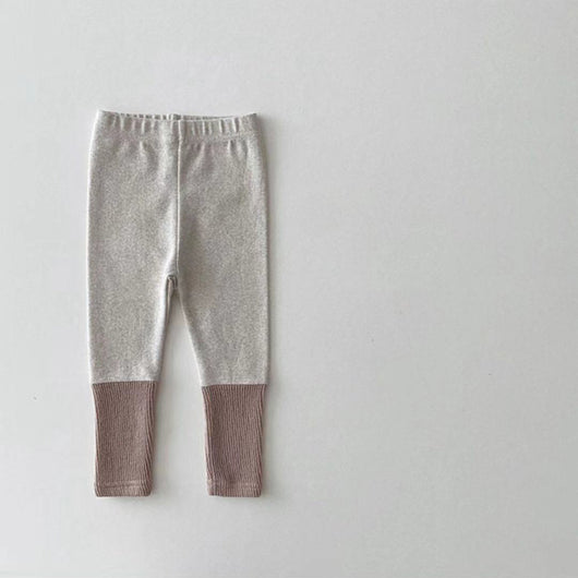 Leggings de Algodón Elastizado con Combinación de Colores para Niñas - Image 19