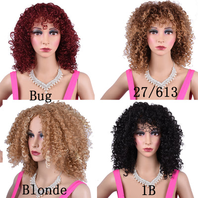 Peluca Rizada Afro Sintética Premium para Mujeres Negras - Image 15