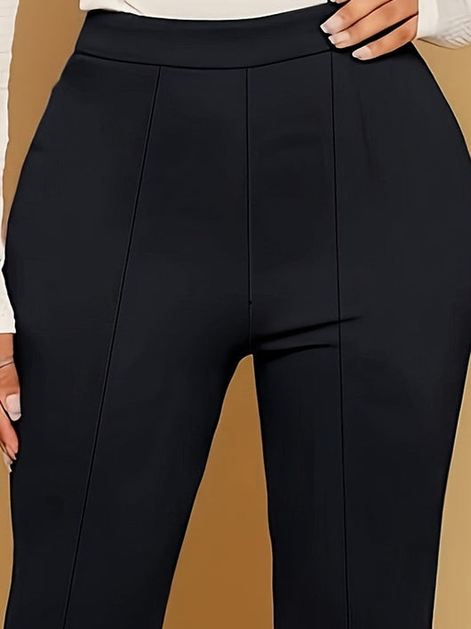 Pantalón Casual de Cintura Alta Slim Fit Cómodo - Image 7