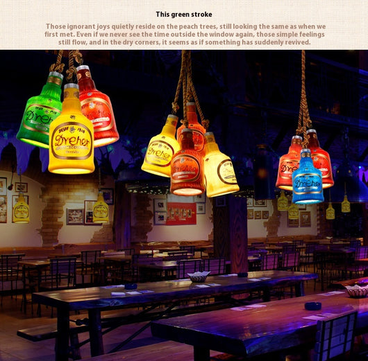 Lámpara Colgante Botella de Vino con Luz LED Creativa - Image 28