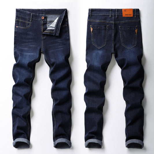 Pantalones Vaqueros Slim Stretch de Corte Recto para Hombre