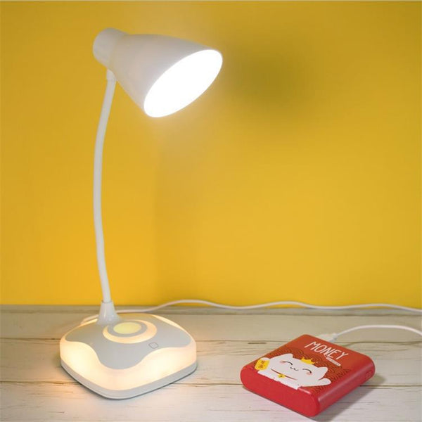 Luz Nocturna Trébol de Cuatro Hojas - Recargable USB y Enchufe Dual